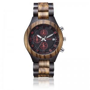 Νέα Προϊόντα Προσαρμοσμένο ρολόι καρπό λογότυπων για τους άνδρες ξύλινο ρολόι ξύλο